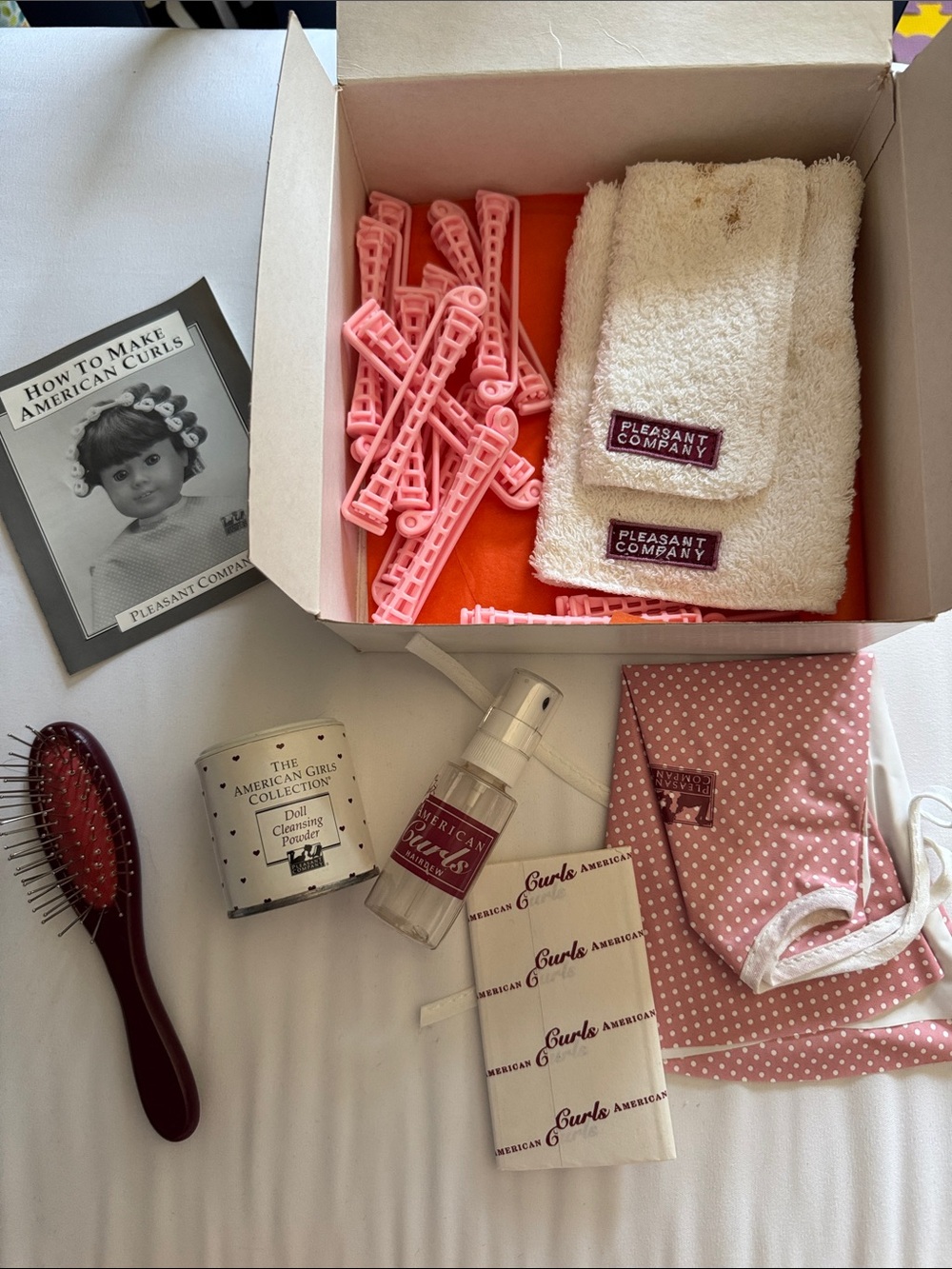 American Girl Vintage Pleasant Company Doll Hair Care Set